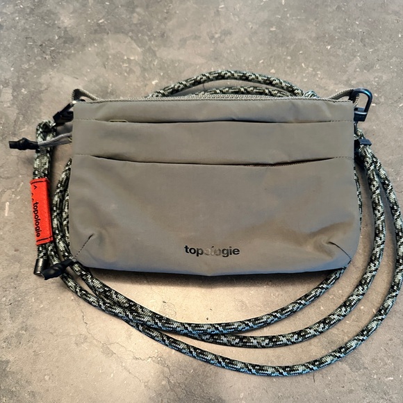 Unisex Crossbody Topologie Phone Sacoche 90 with Rope Strap, Color Moss (Papery) - Picture 4 of 10